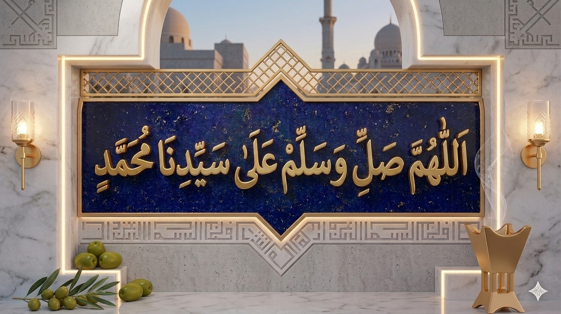 اللهم صل وسلم وبارك على سيدنا محمد