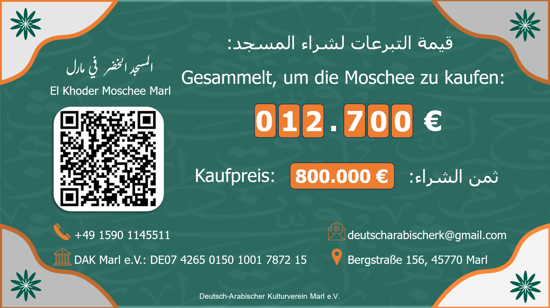 Kauf des Islamischen Zentrums in Marl