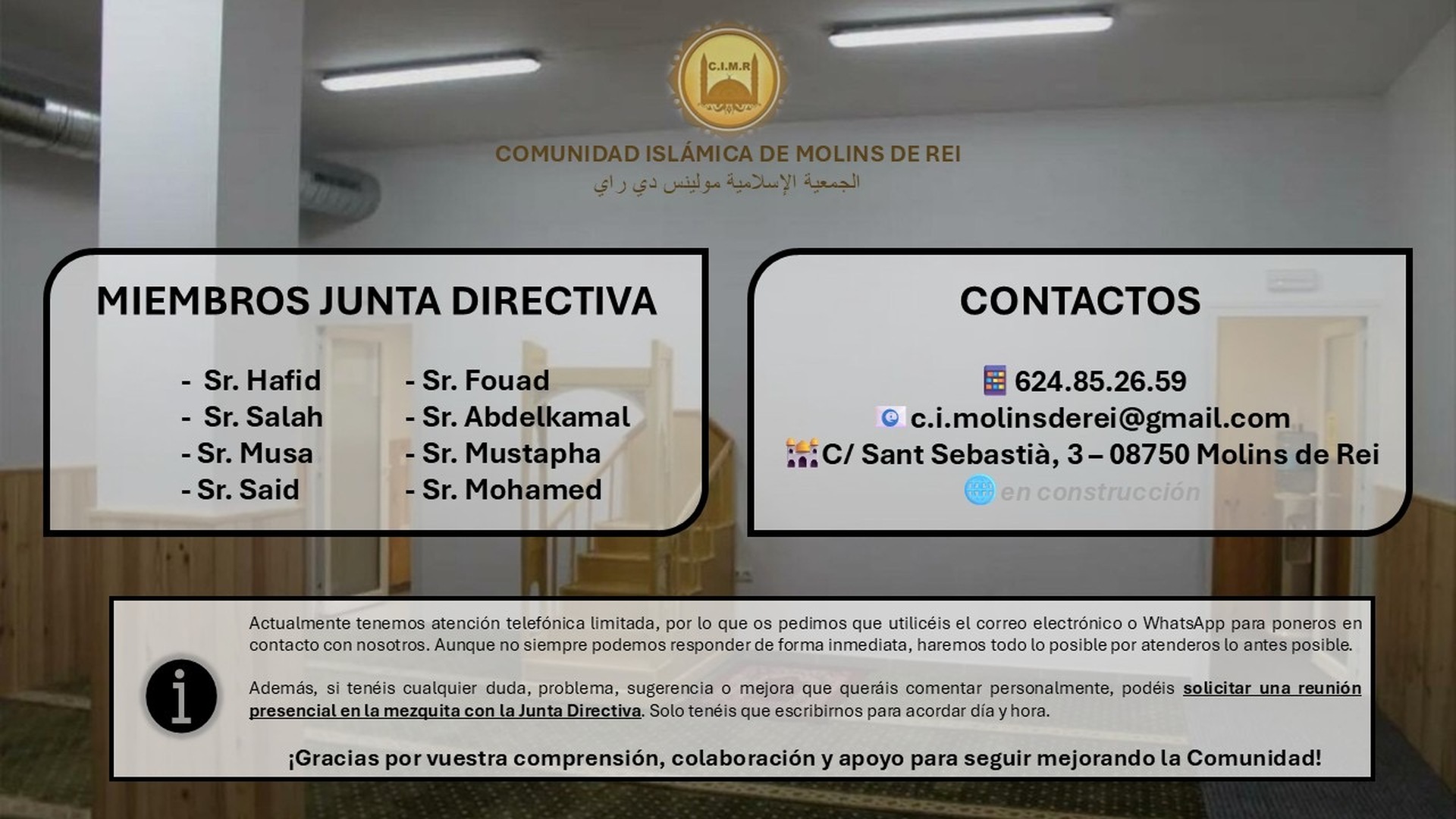 Contactos comunidad