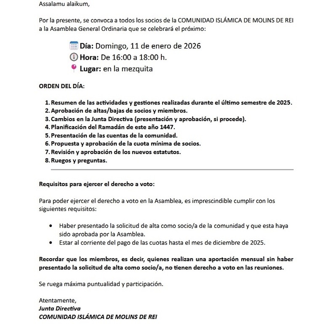 Reunión el 11/01/2026