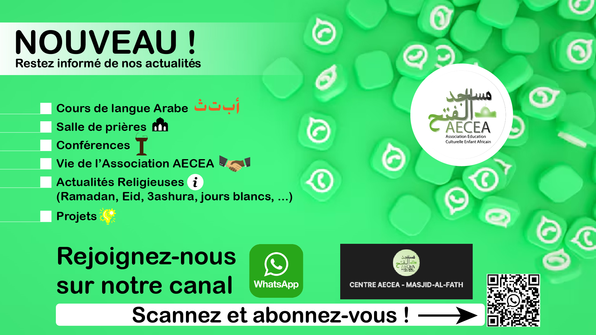Rejoignez nous sur Whatsapp !