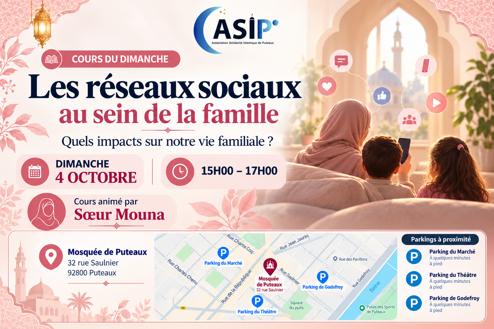 Les réseaux sociaux au sein de lafamille