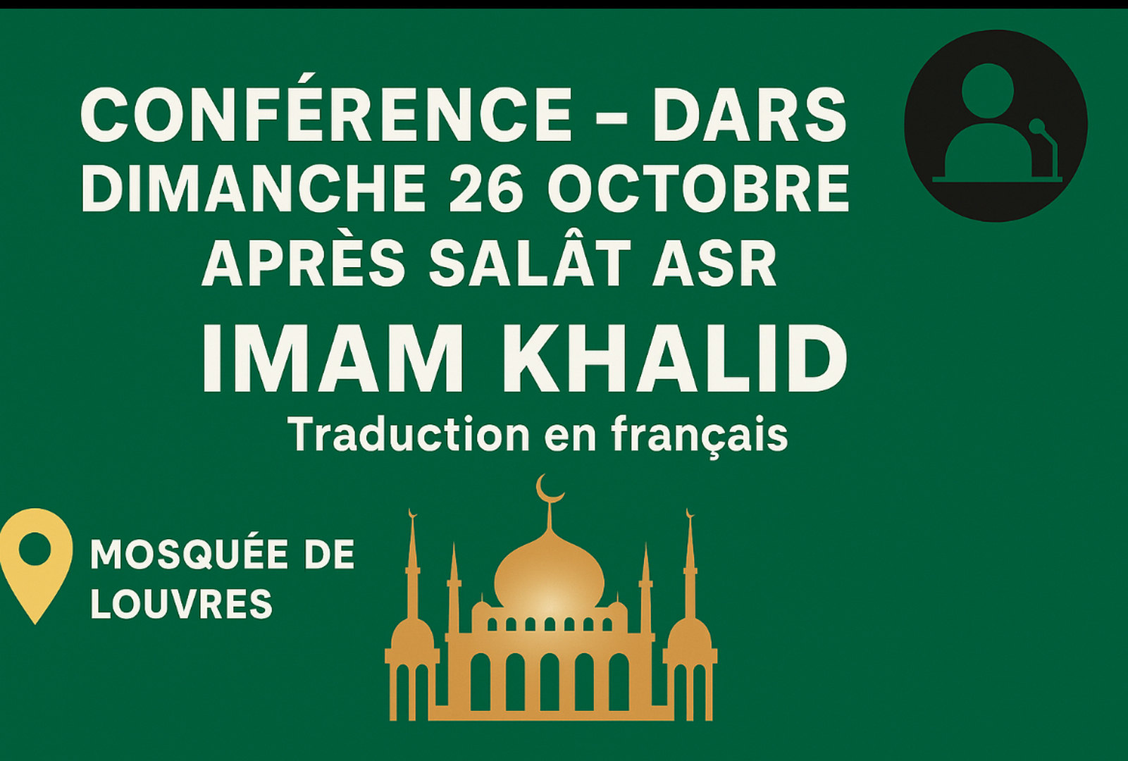 Conférence Sheikh Khalid