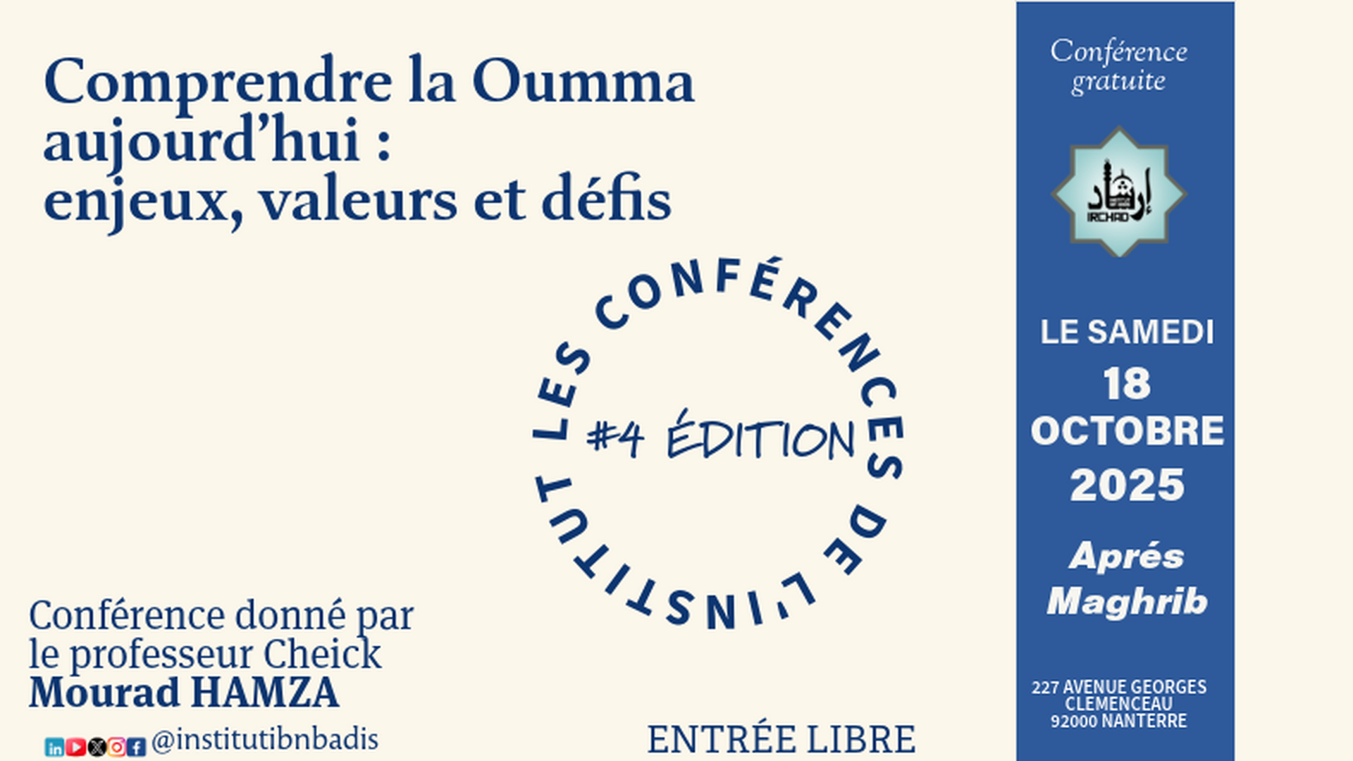 Conférence 18 Octobre 2025