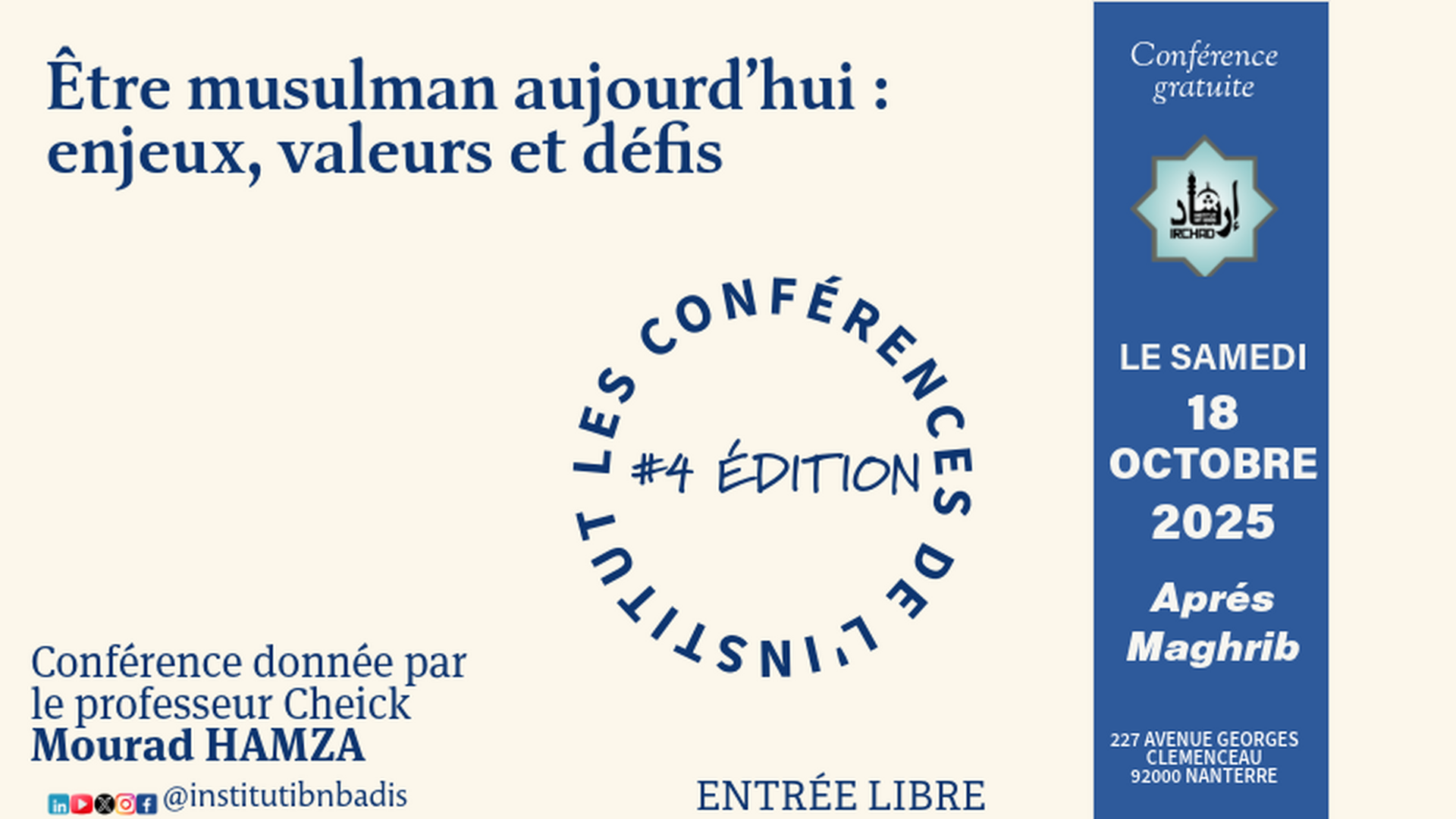 Conférence 18 Octobre 2025