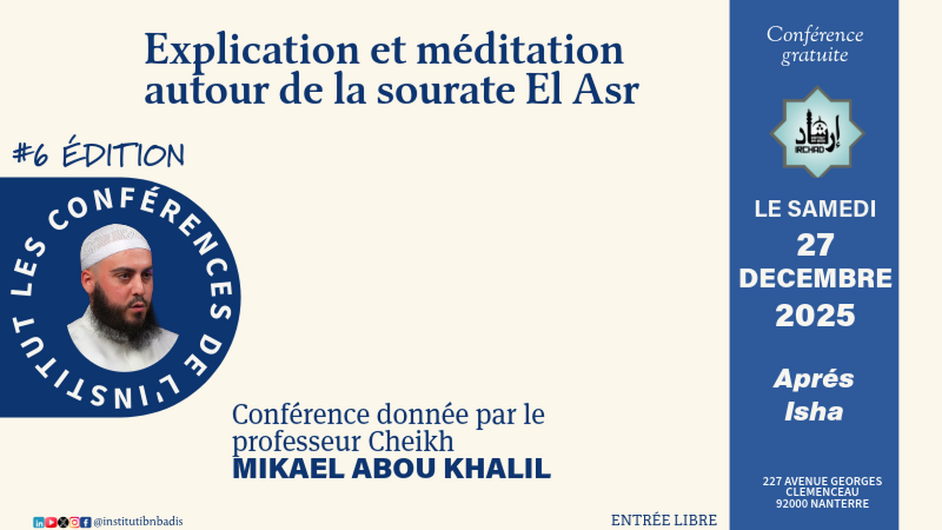 Conférence Édition 6