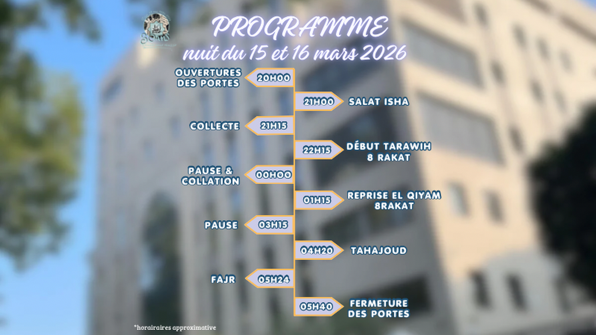 Dérouler nuit du 15 et 16 mars