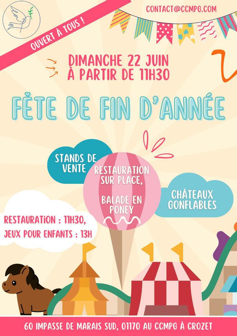 FÊTE DE FIN D’ANNÉE