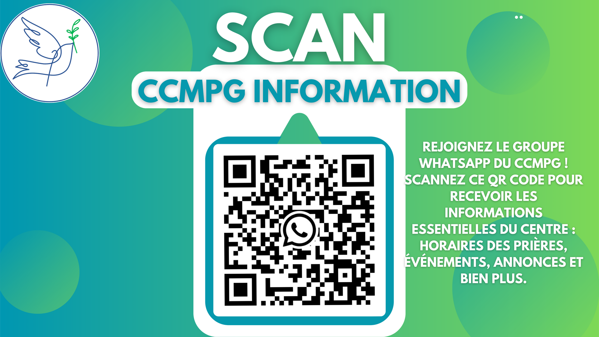 WHATSAPP CCMPG INFORMATION