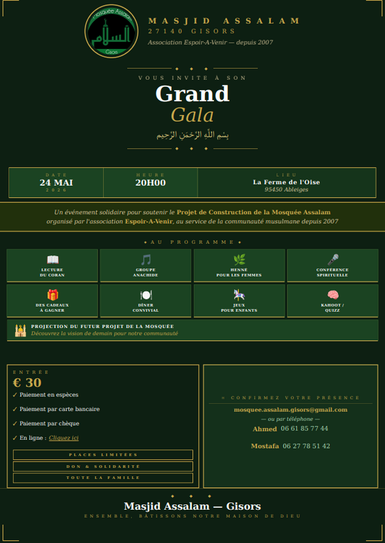 GALA DE SOUTIEN