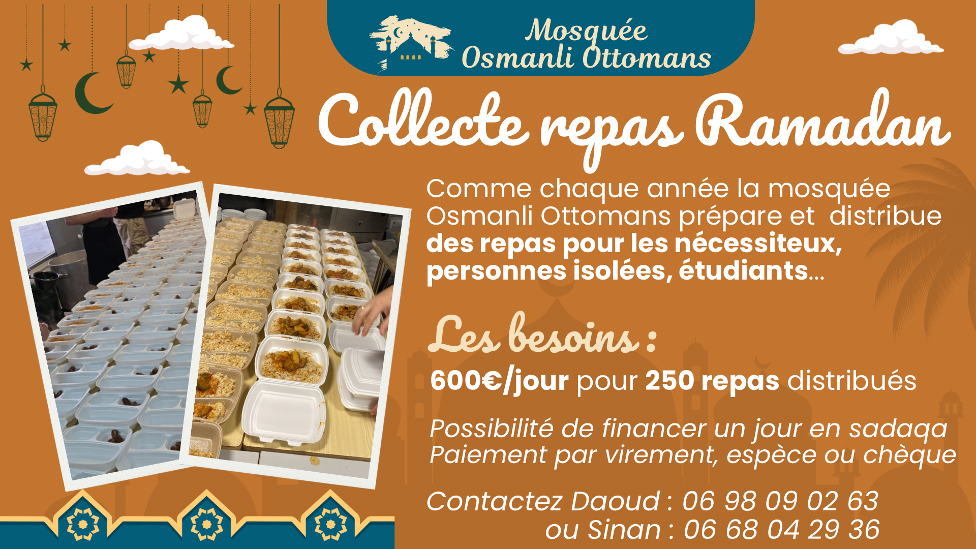 Collecte repas Ramadan