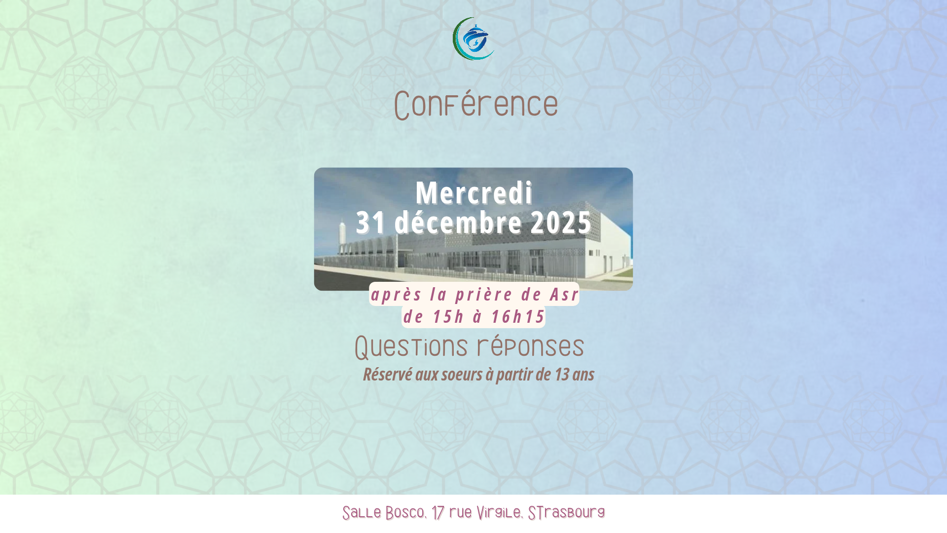 Conférence questions/réponses le 31/12