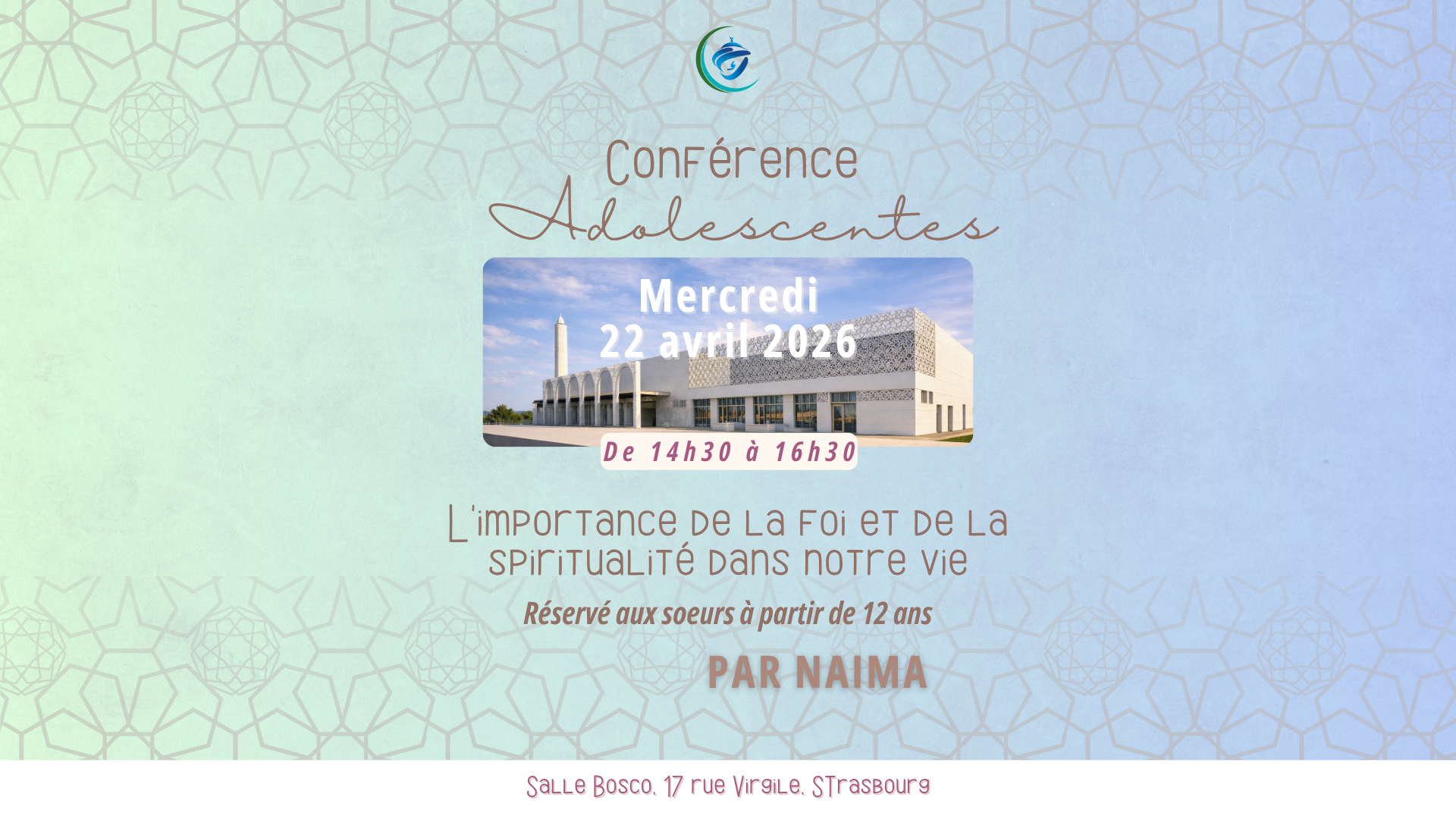 Conférence adolescentes 22/04