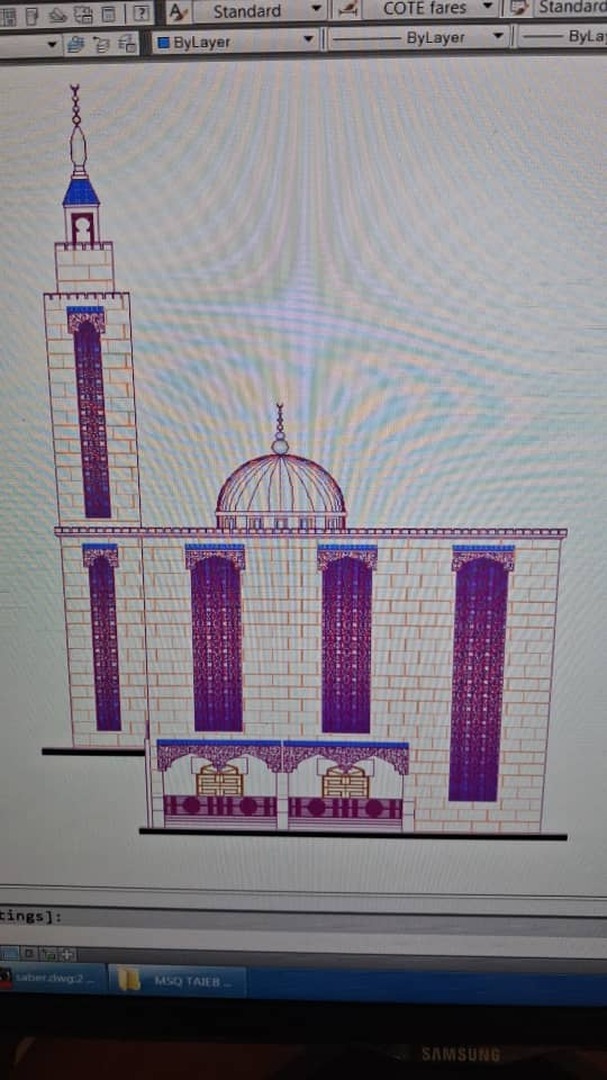 مدخل خلفي لي المسجد
