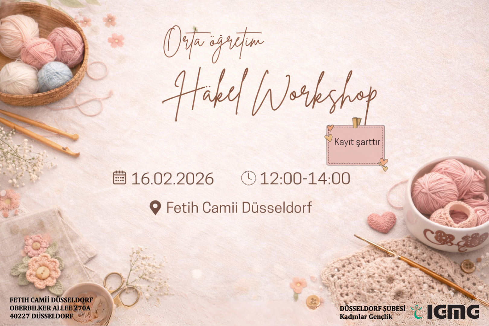 Häkel Workshop Ortaögretim