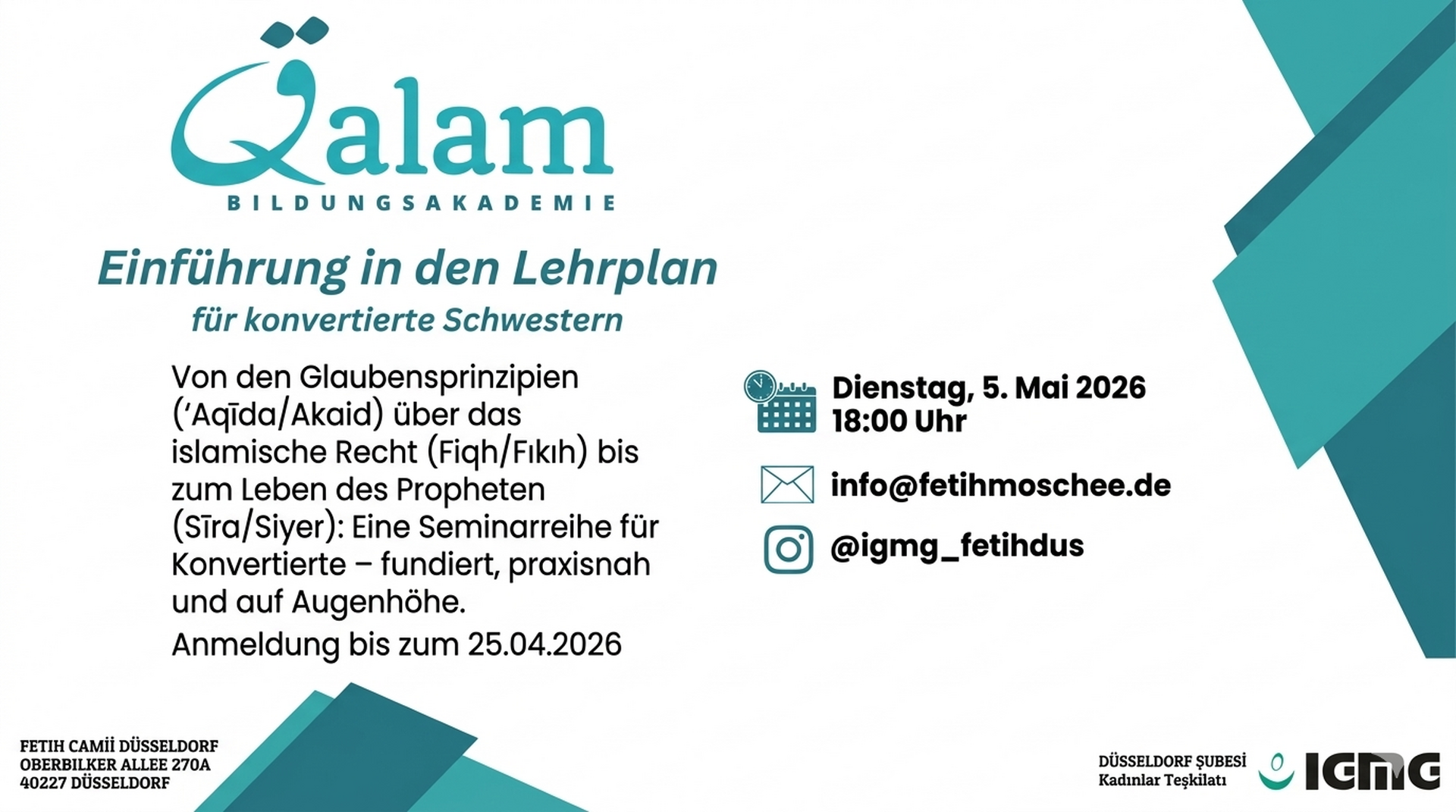 Qalam Lehrplan