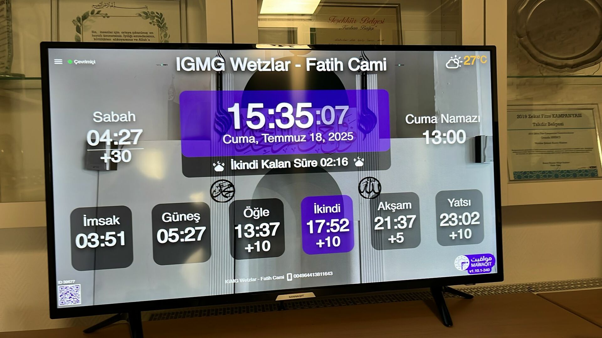 IGMG Wetzlar - Fatih Cami