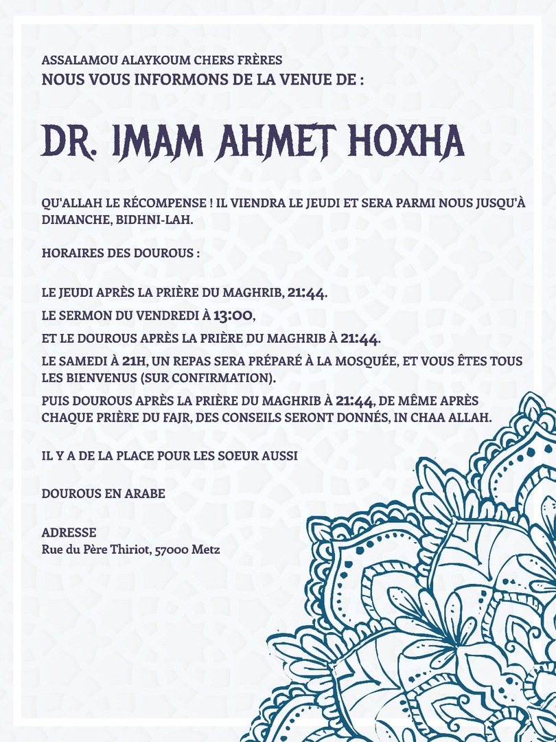 DR. IMAM AHMET HOXHA