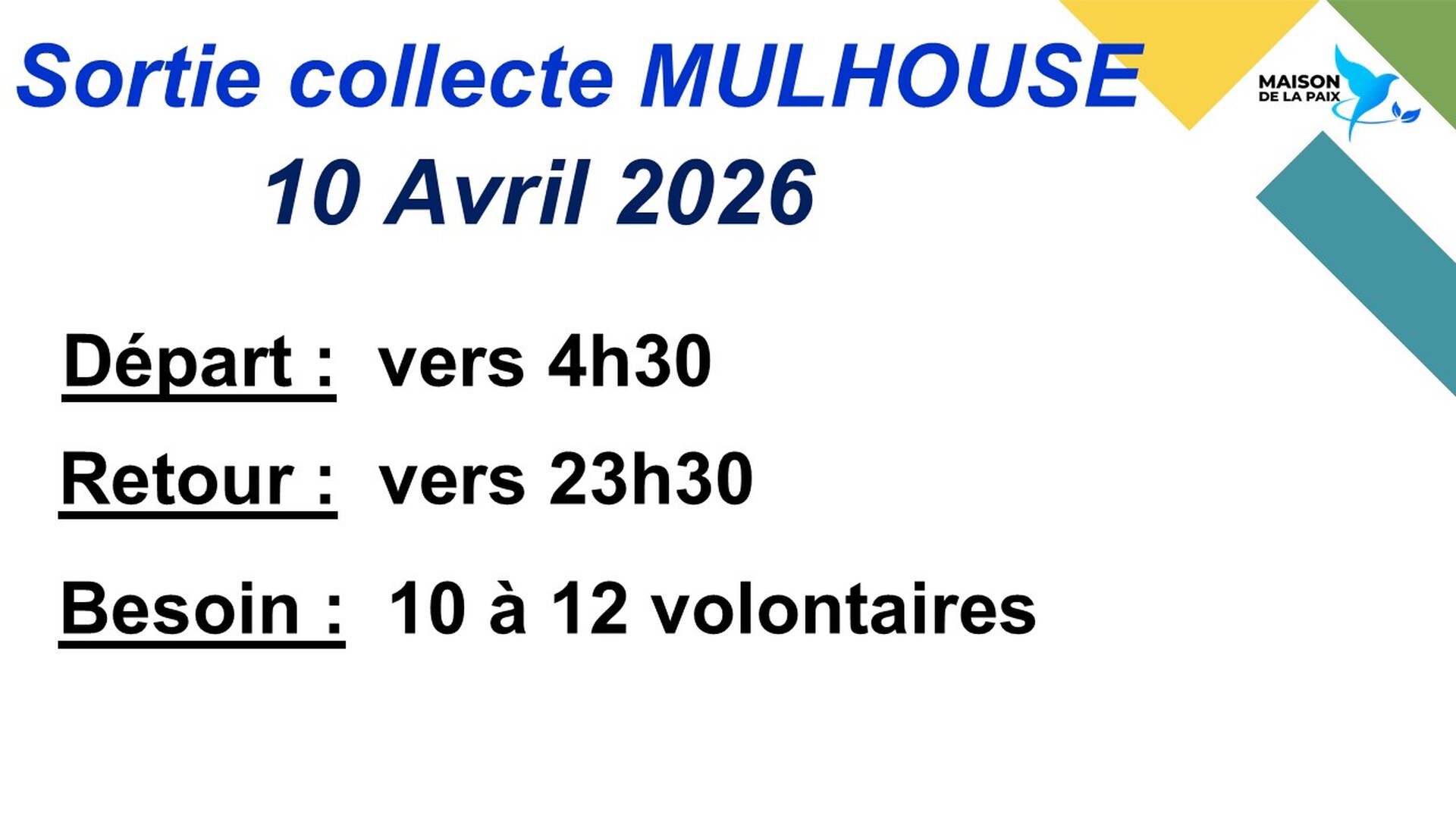 Collecte MULHOUSE