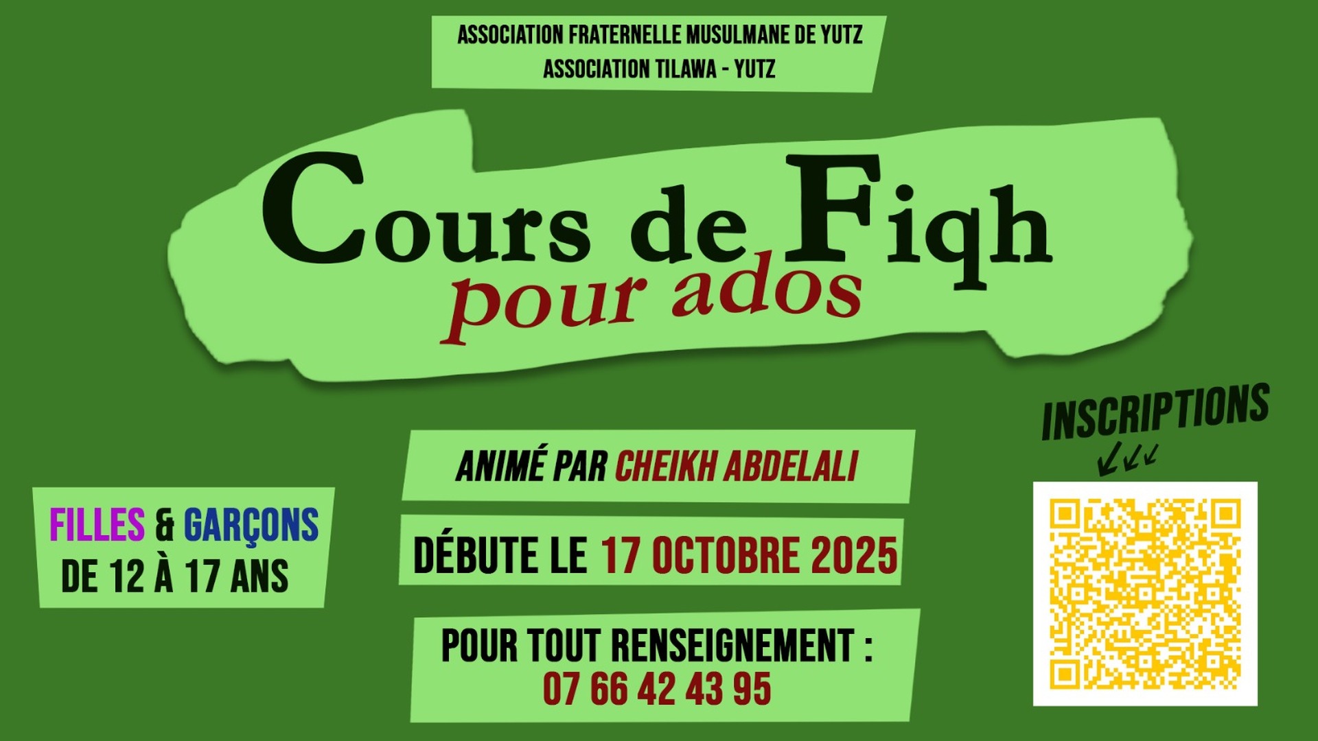 Cours de Fiqh pour ados
