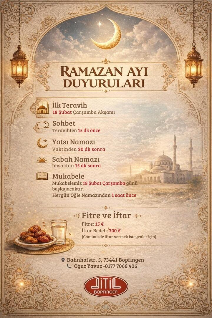 Ramazan programı