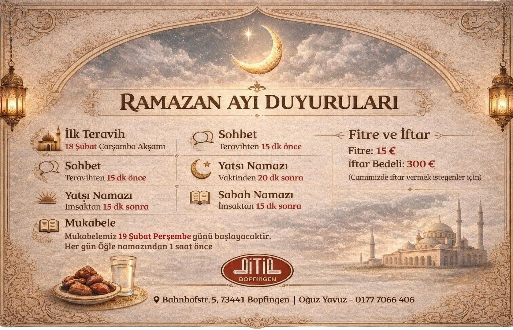 Ramazan programı