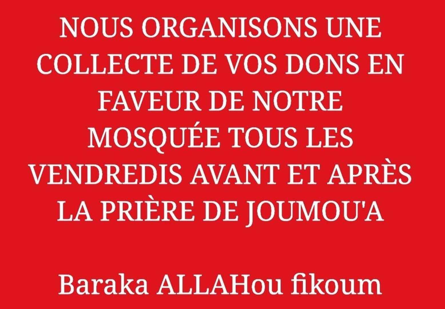 Don mosquée