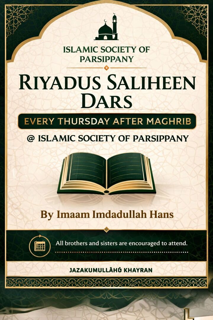 Every Friday after maghrib