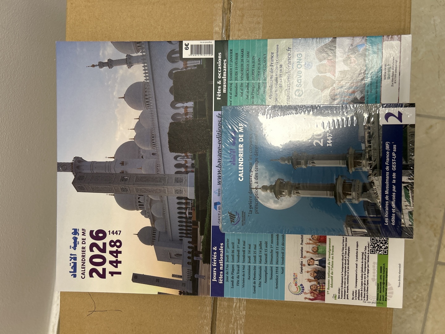 Les calendriers 2026 sont arrivés