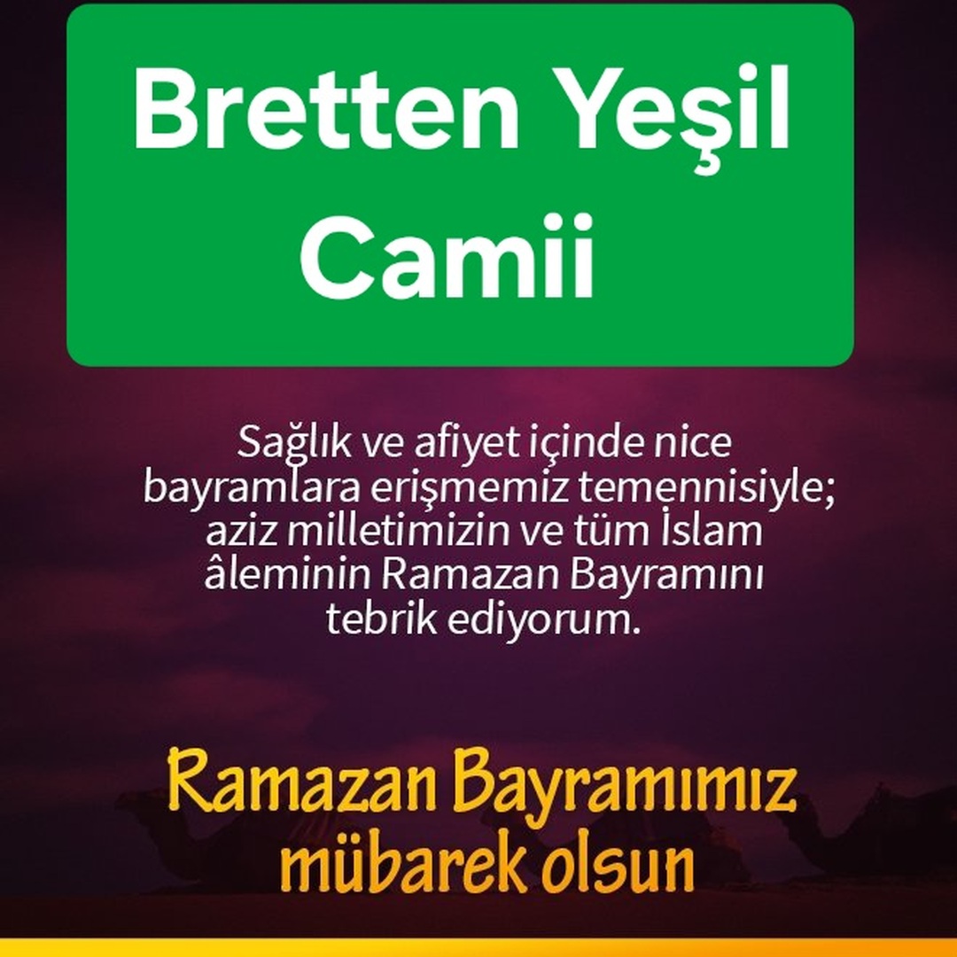Ramazan bayramınız mübarek olsun