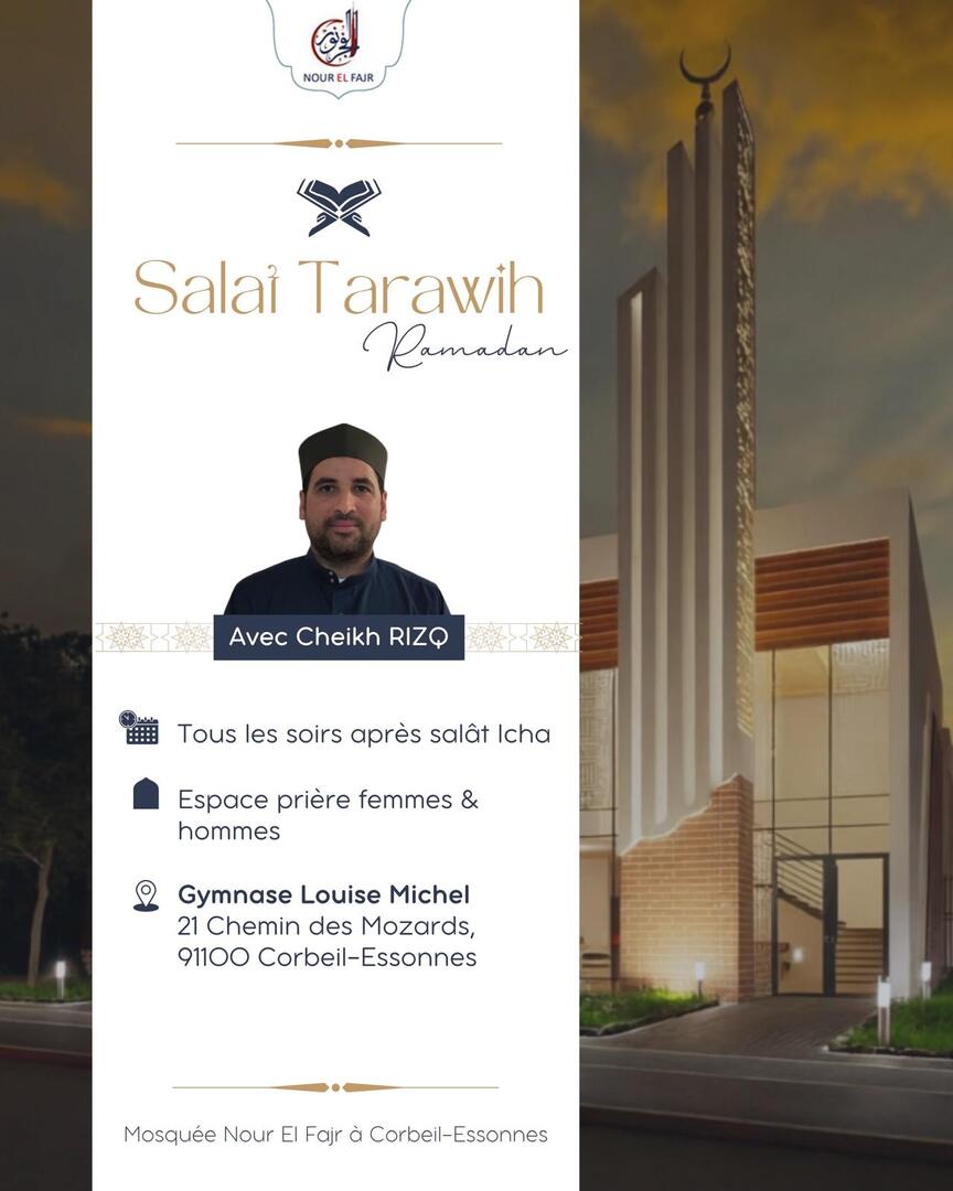 Prière de Isha et Tarawih avec Witr