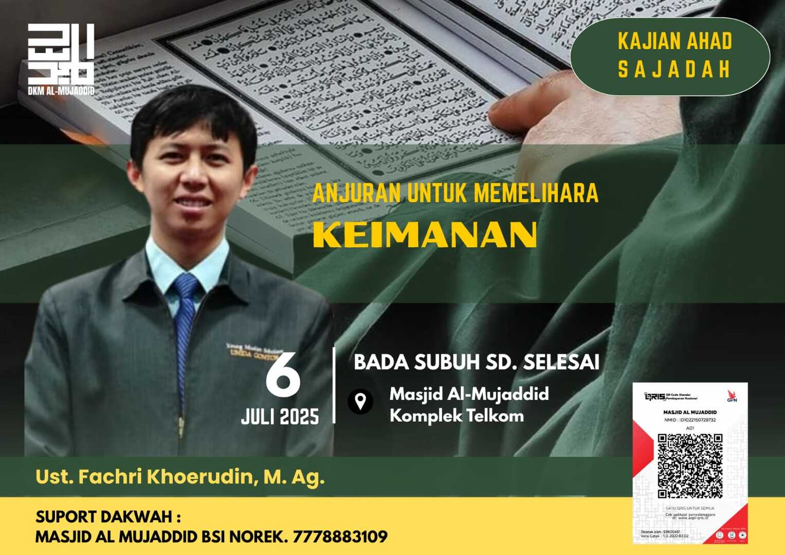 Kajian Ahad Subuh