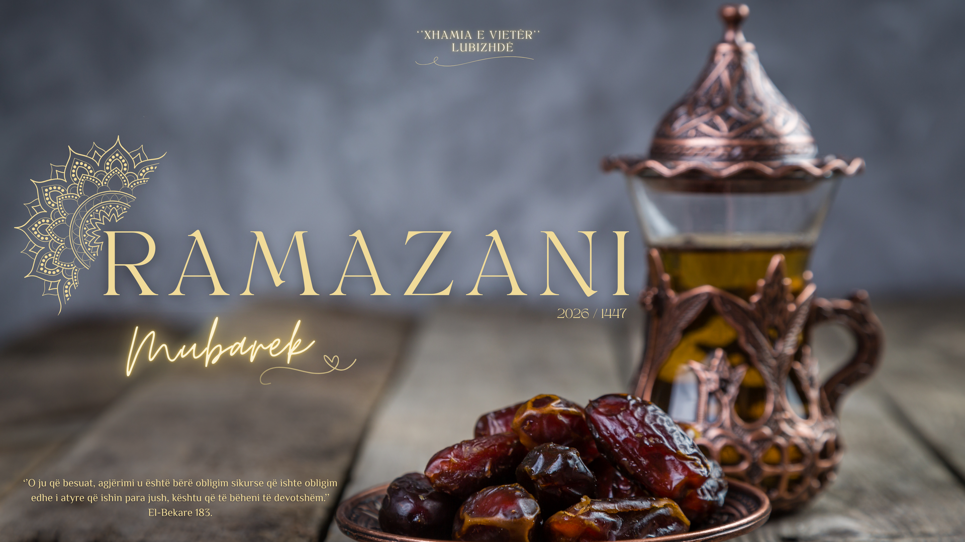 ✨️Urime Muaji i Shenjtë i Ramazanit!