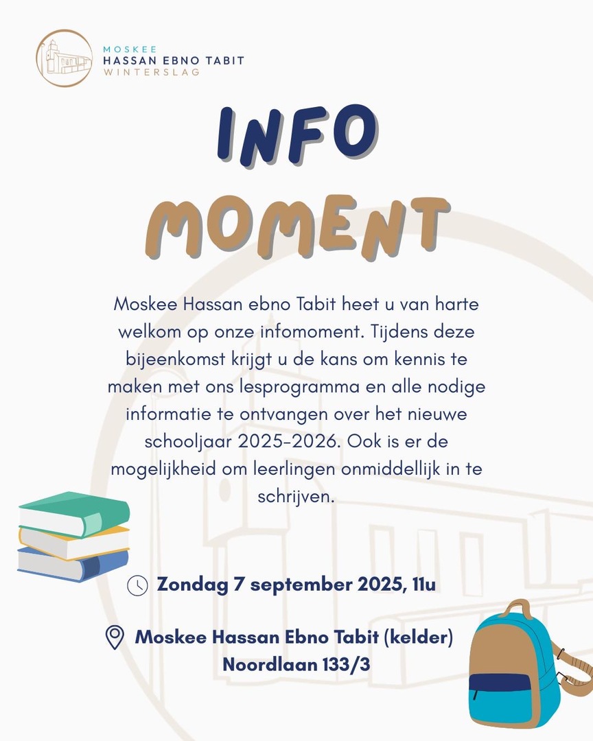 Info moment onderwijs