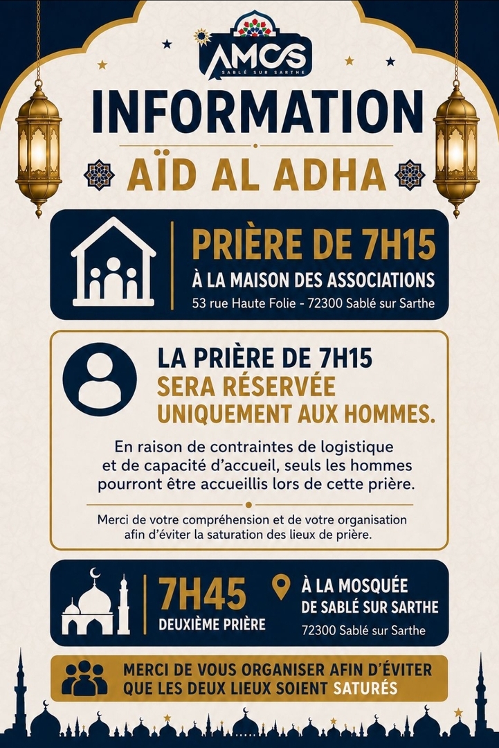 Organisation de l'Aïd al Adha