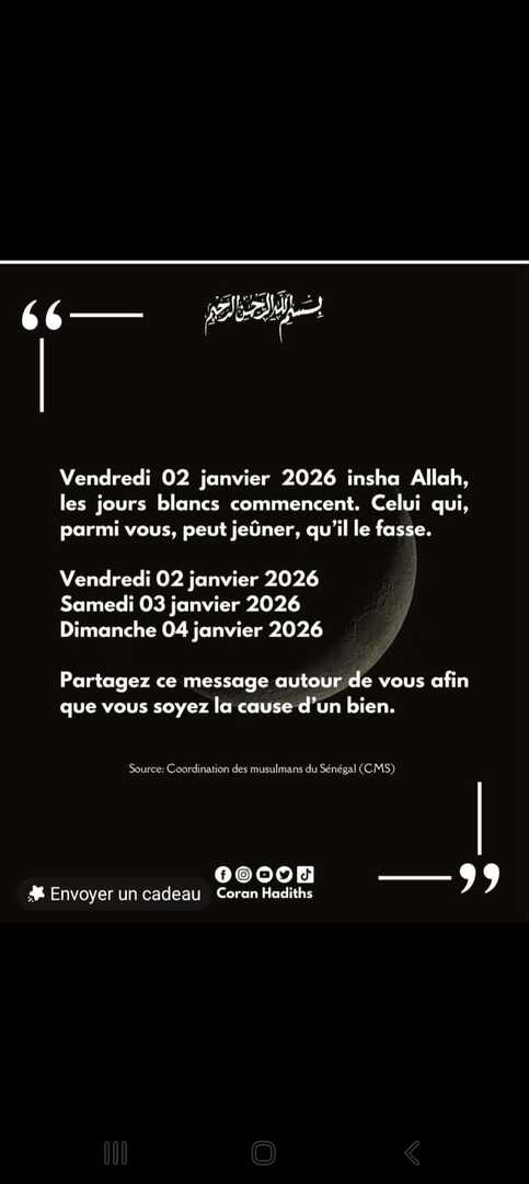 Les jours blancs de  RAJAB