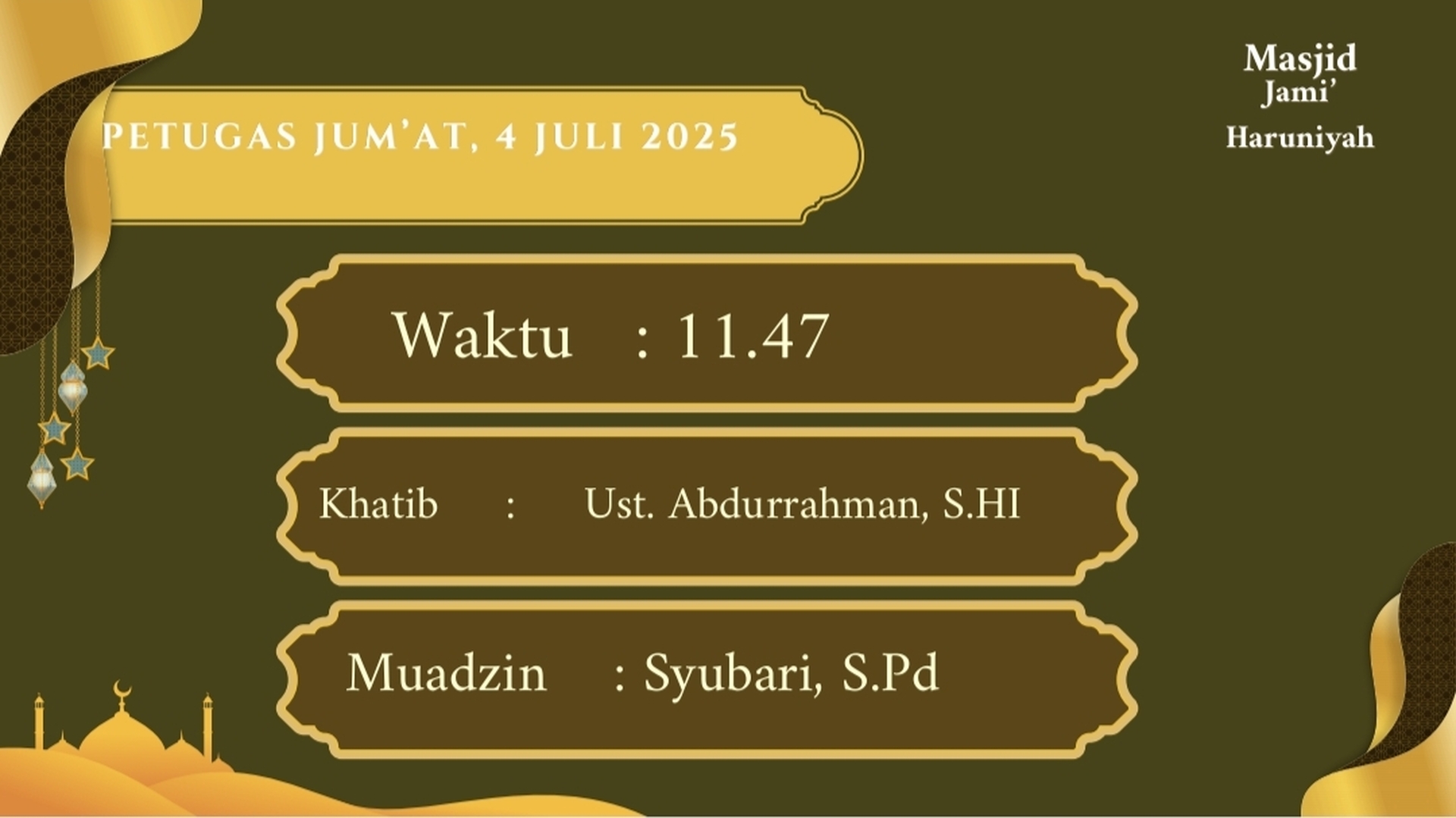 Petugas Jum'at