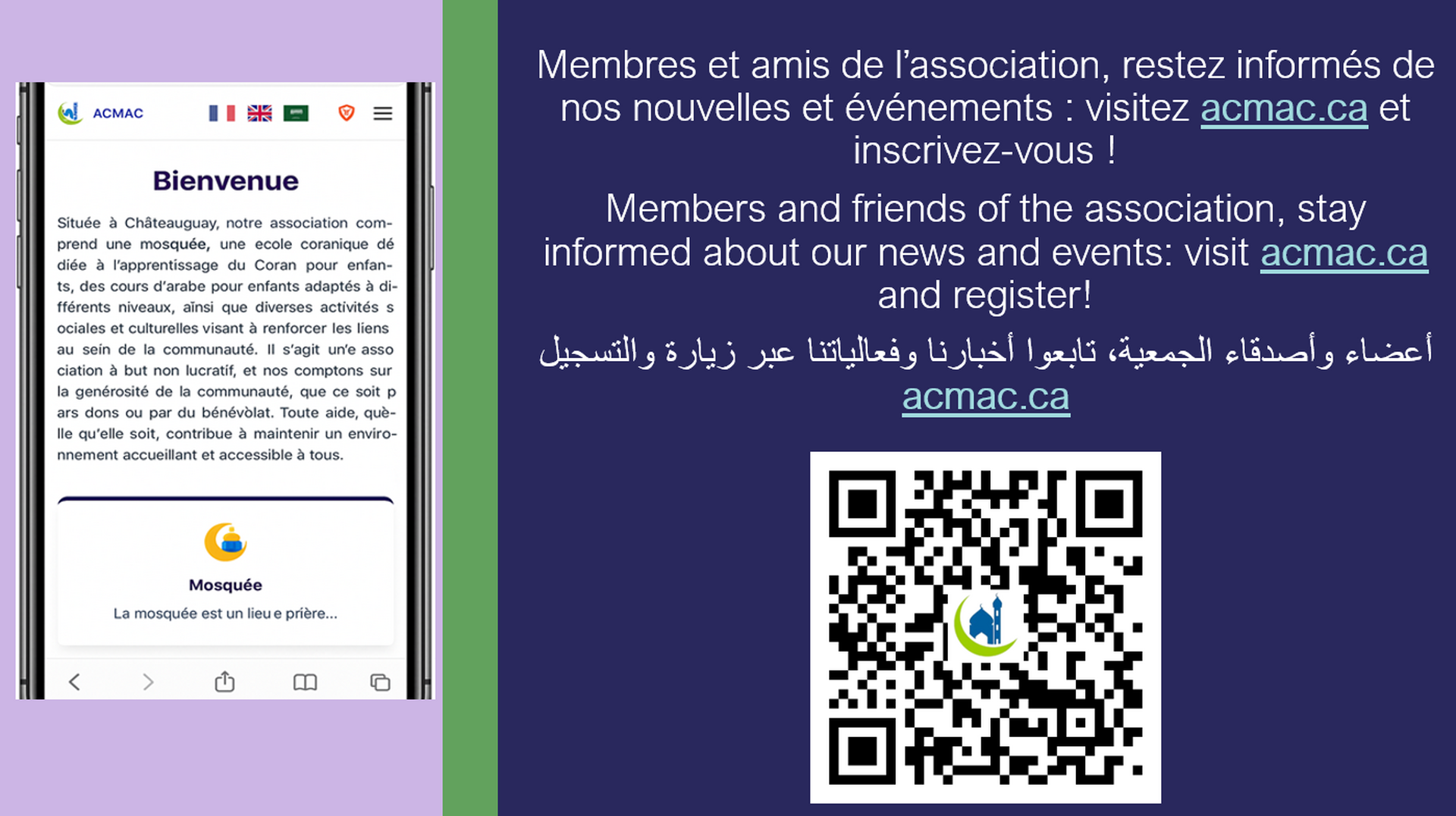 Nouveau site web / New Website
