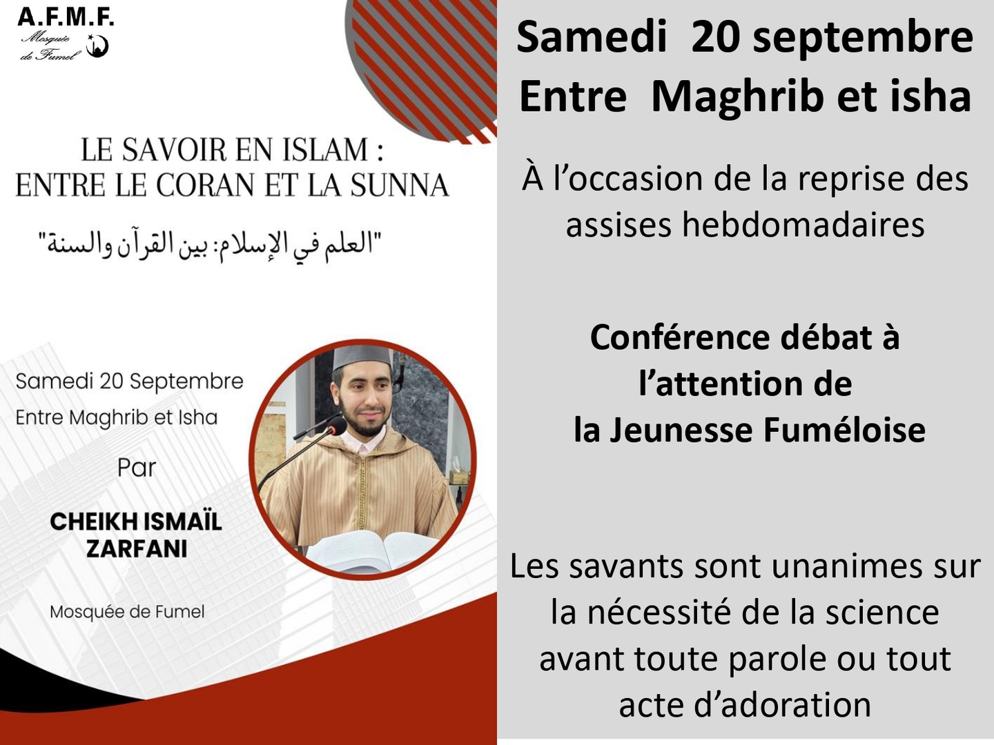 conférence "la science en Islam"