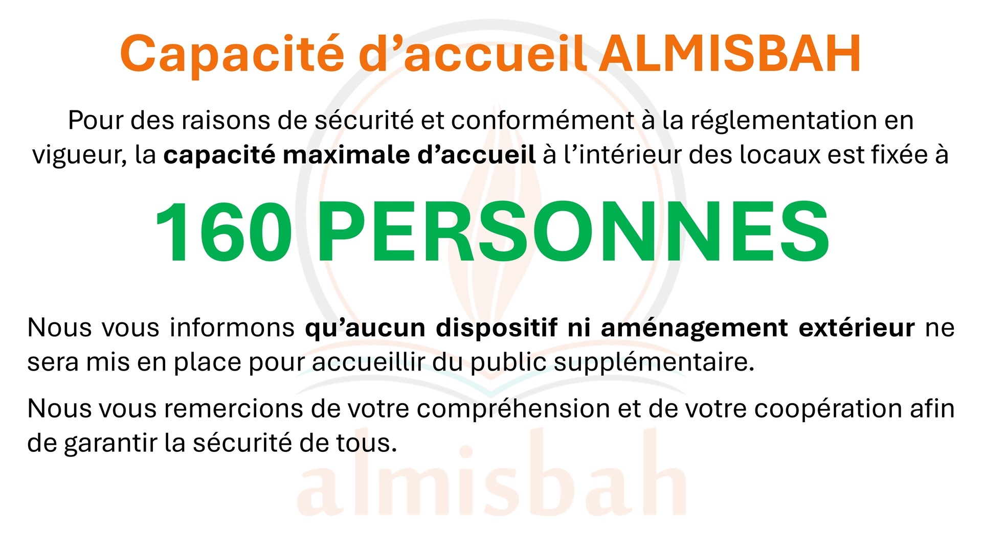 Capacité d’accueil