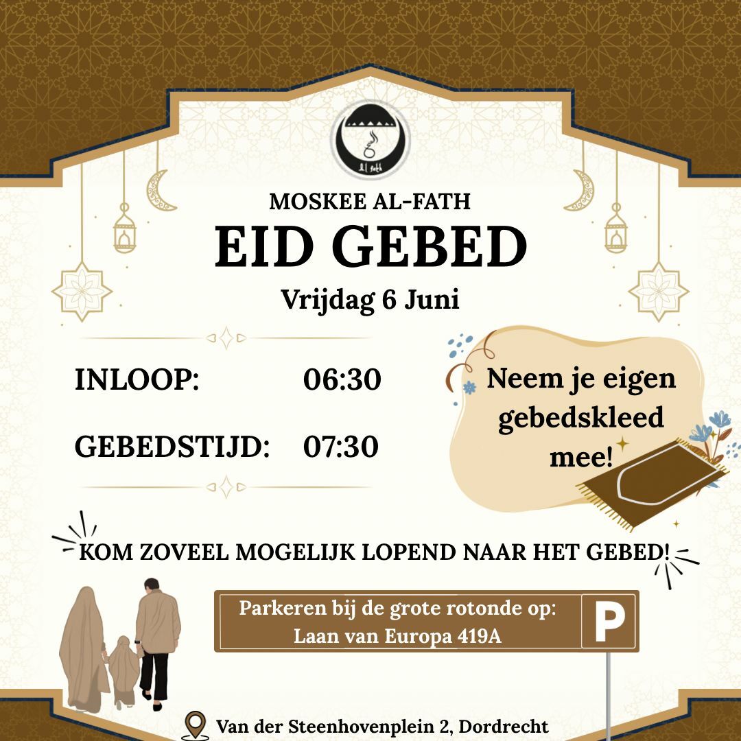 Eid gebed Dordrecht