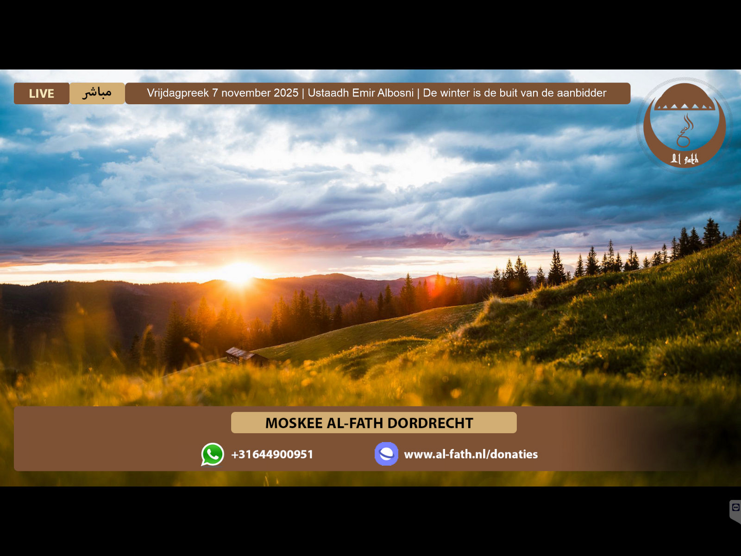 Vrijdagpreek 7 november 2025