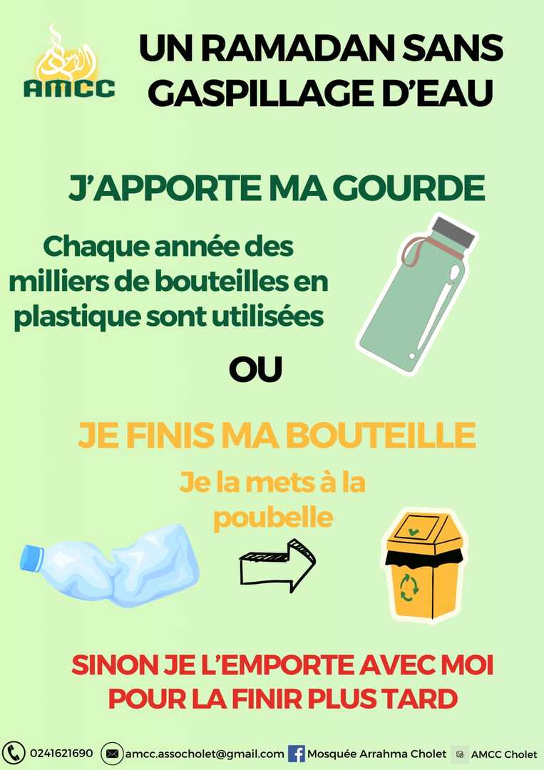 Un Ramadan sans gaspillage d'eau