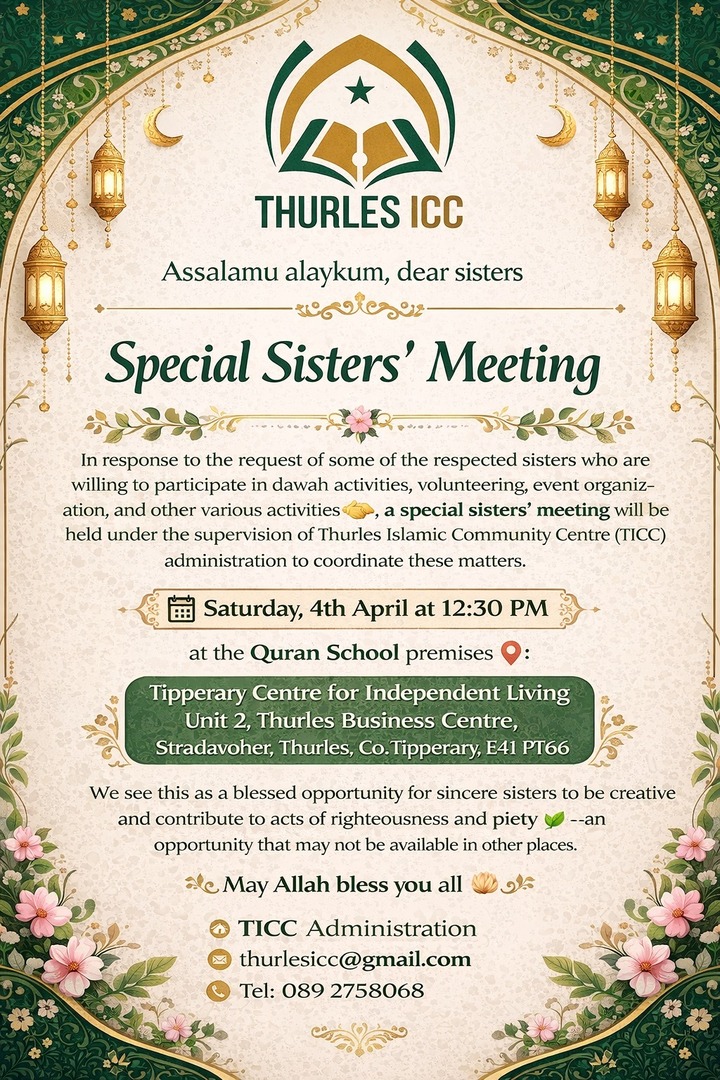 Special Sister's meeting