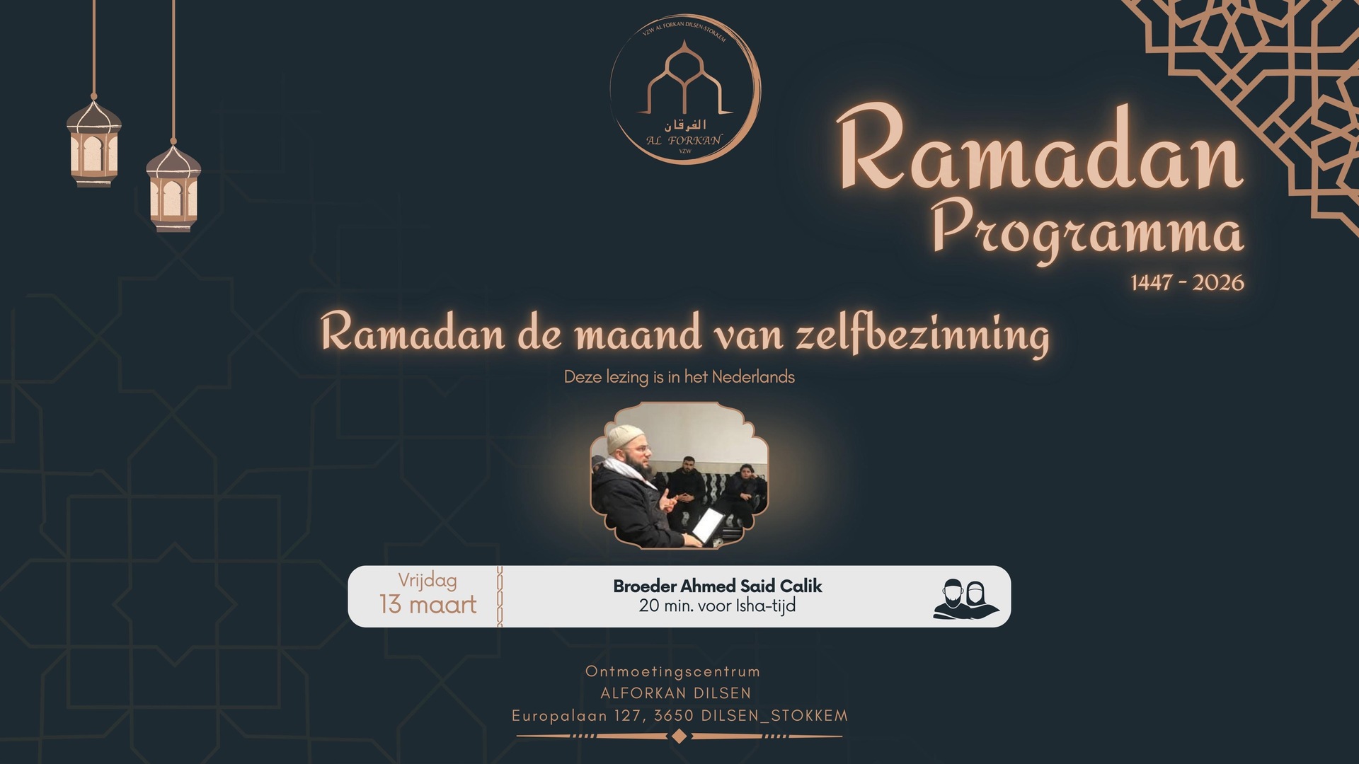 Lezing vrijdag 13 maart