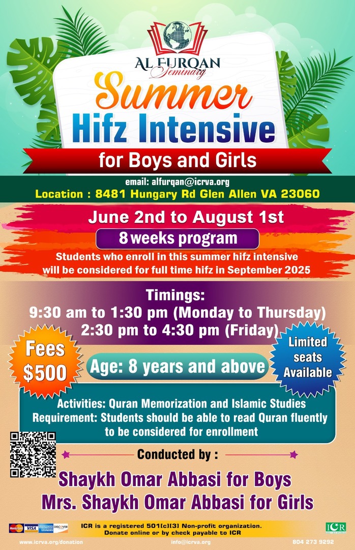 Summer Hifz Intensive Quran