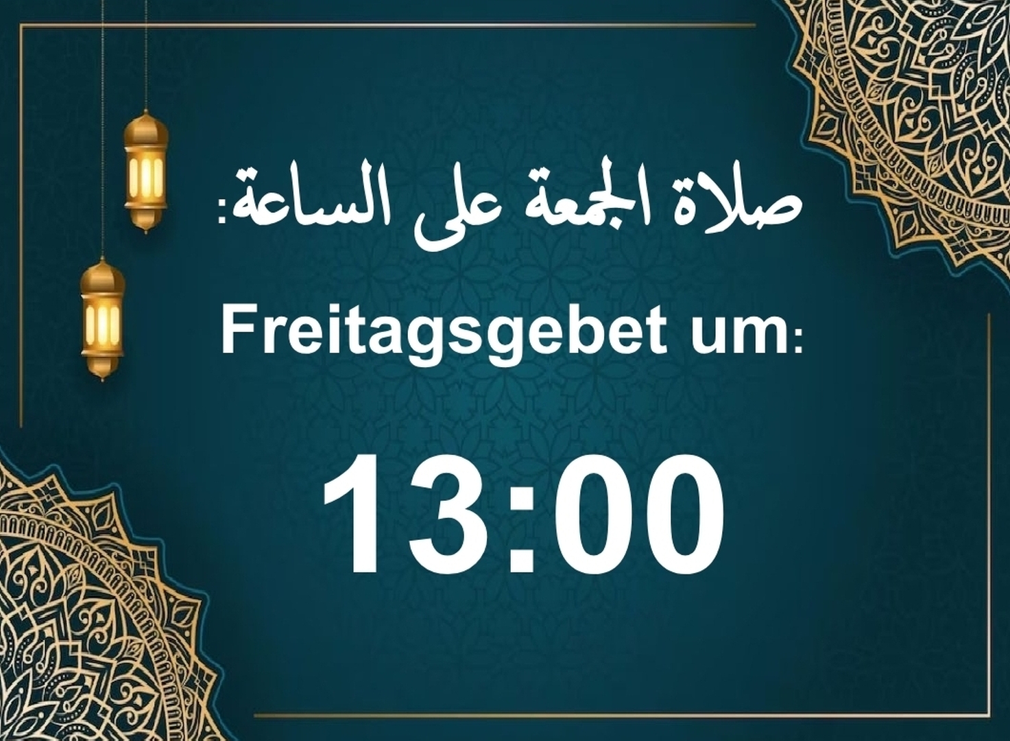Freitagsgebet 13:00