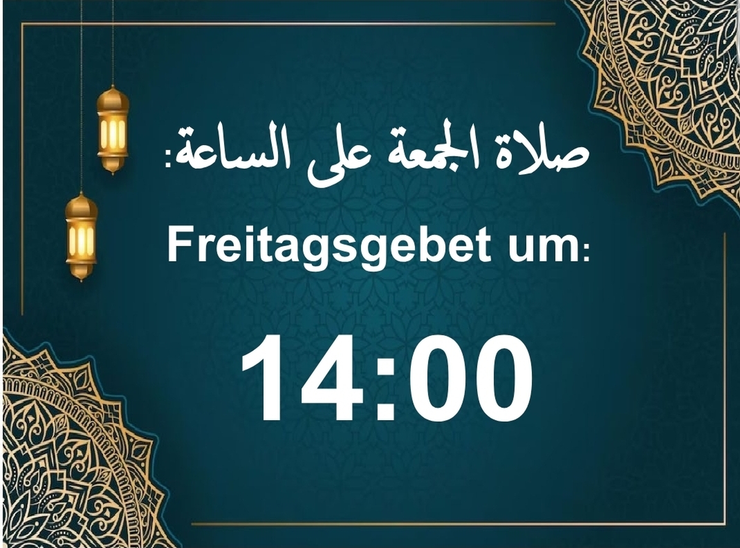 Freitagsgebet 14:00