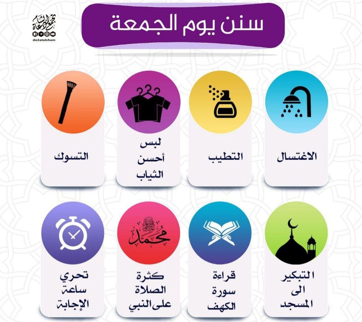 سنن وآداب يوم الجمعة