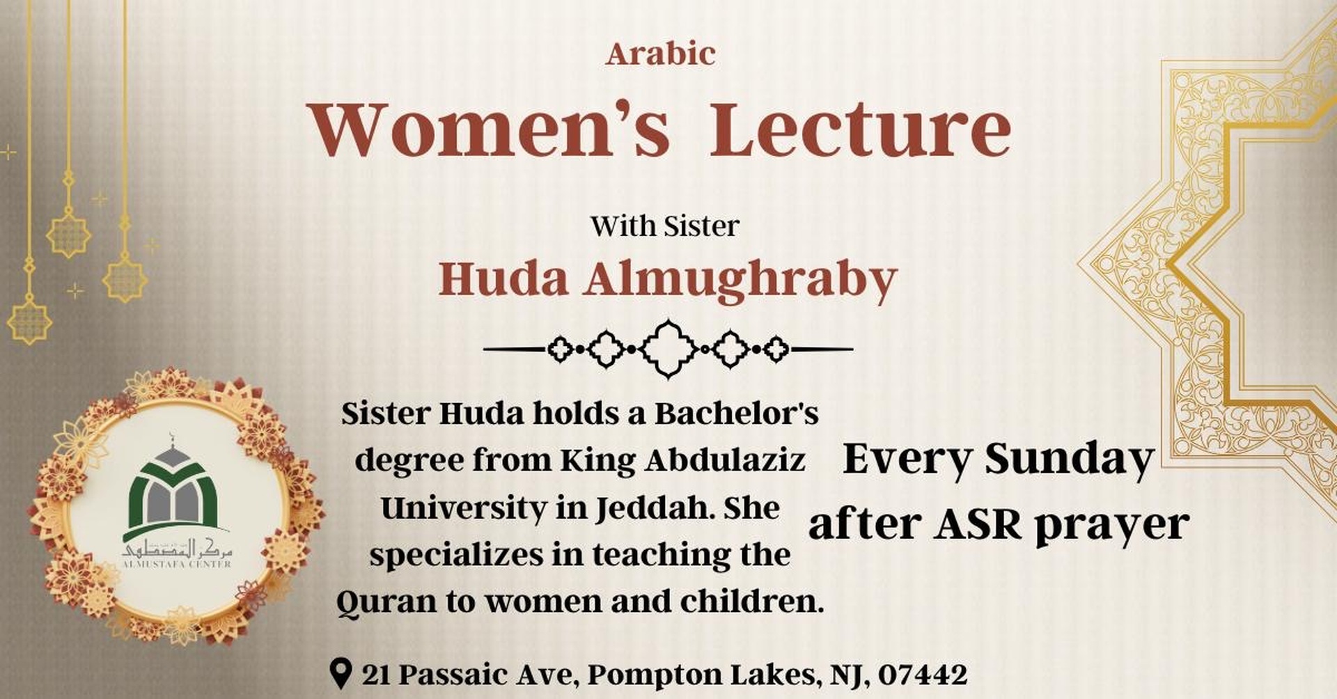 Women’s Lecture